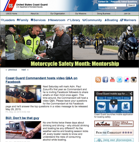 USCG.Mil Website 