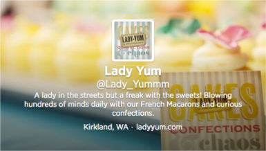 An example of Megan's unique personality shines through on her website